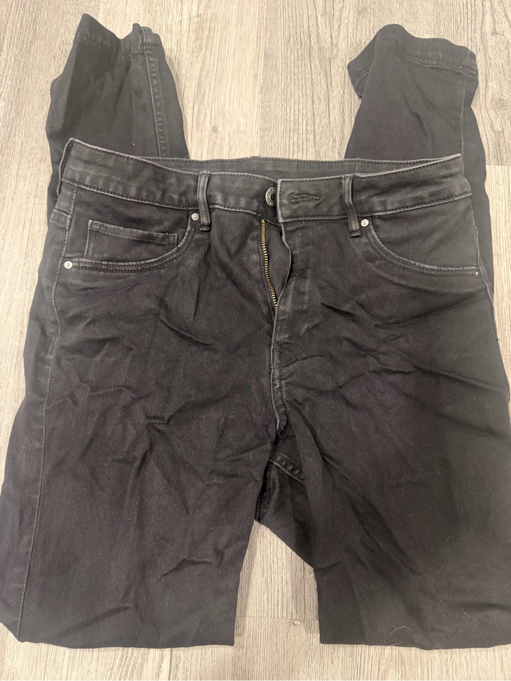 Men's Black Jeans - Classic Straight Fit